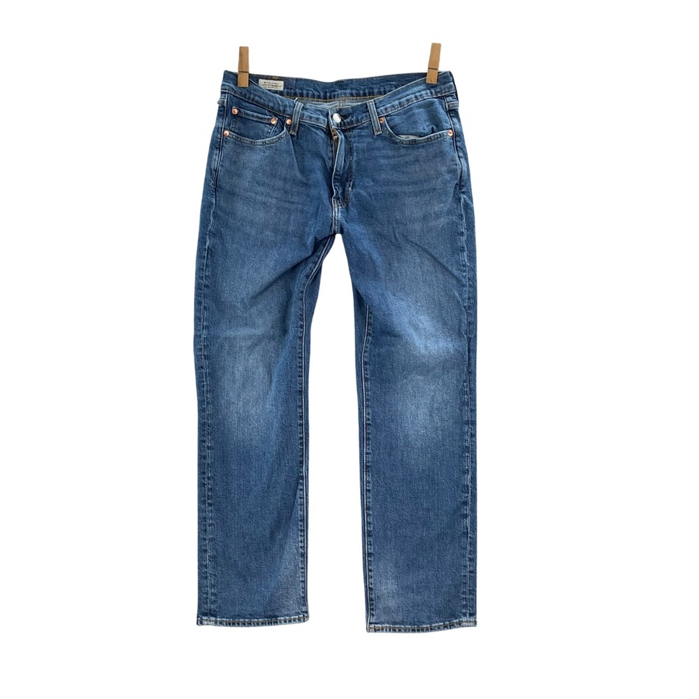 Levi's Premium Jeans Mens 31x27 Blue Straight Leg‎ Medium Wash Denim Classic 514